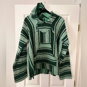 Authentic Mexican Poncho- Unisex! One size fits all.